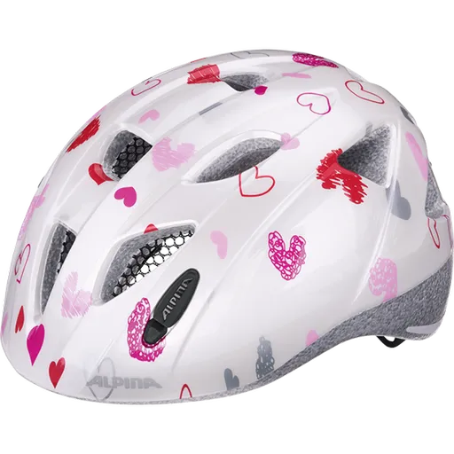 Alpina Sports XIMO Dětská cyklistická helma, bílá, velikost (45 - 49)