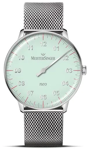 MeisterSinger Neo Special S-NES929S - Kovový mesh náramek