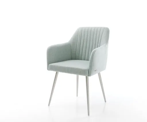 Jídelní židle Greg-Flex mentolová zúžená podnož nerezová ocel