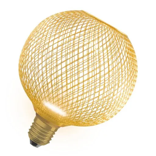 LEDVANCE DECOR LED FLAT GLOBE 125 GOLD 3.5W 827 Frosted E27 Non-DIM 4058075840089