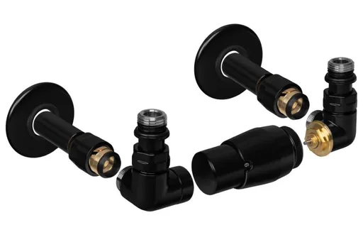 HOPA CLASSIC-SET, rohový ventil (Z2) Barva Černá , Varianta Pravá RDCLASSICSETRB