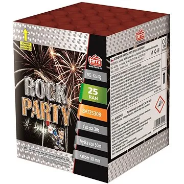 Ohňostroj - baterie výmetnic rock party 25ran    (8595596302444)