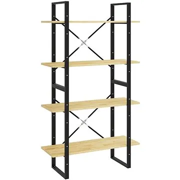 Shumee  se 4 policemi 80×30×140 cm masivní borovice, 806462 (806462)