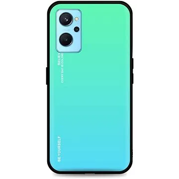 TopQ Kryt LUXURY Realme 9i pevný duhový zelený 71056 (Sun-71056)