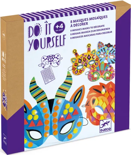 DIY Masky zvířata z džungle