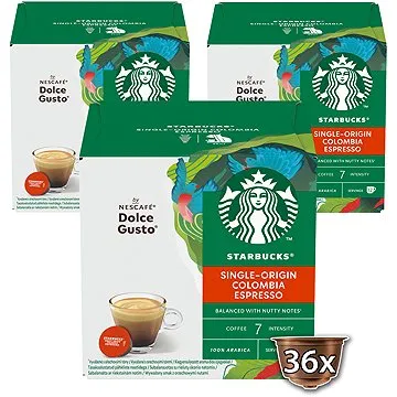 Starbucks by Nescafé Dolce Gusto Single-Origin Colombia, 3 balení (12522986)