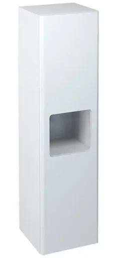 SAPHO ELLA skříňka vysoká 35x140x30cm, 1x dvířka, levá/pravá, bílá EL350-3030
