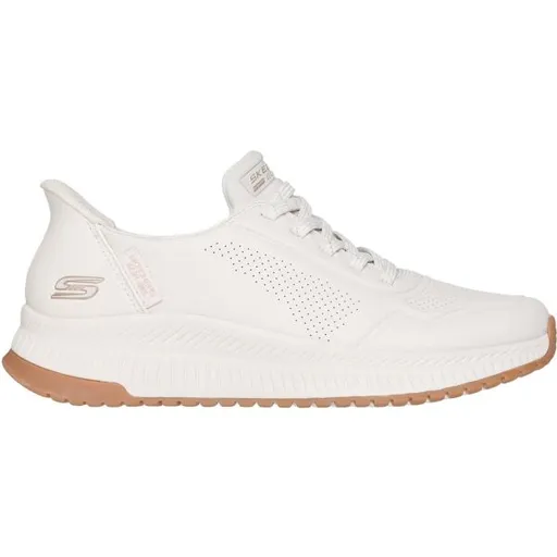 Skechers BOBS SQUAD 4 Dámská vycházková obuv, bílá, velikost
