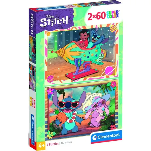 Clementoni puzzle 2X60 Stich