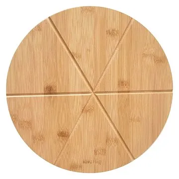 Dřevěný podnos na pizzu 35 cm Kinghoff Kh-1565 (5908287215658)