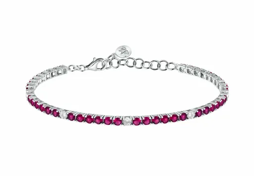 Morellato Tenisový stříbrný náramek se zirkony Tesori SAIW230