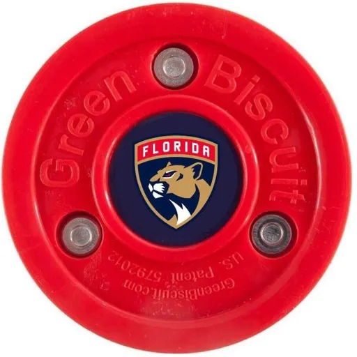 Green Biscuit FLORIDA PANTHERS NHL Puk, červená, velikost