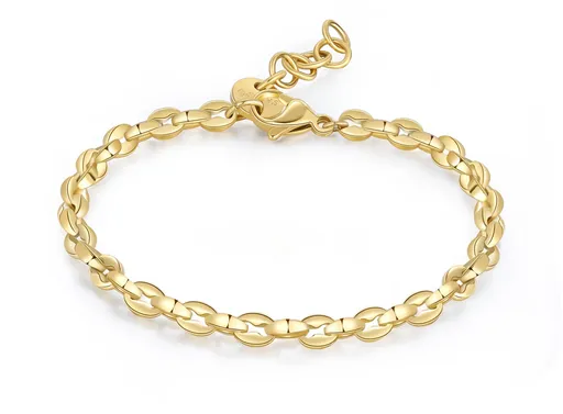 S'Agapõ Pozlacený náramek pro muže Ripple SRP57