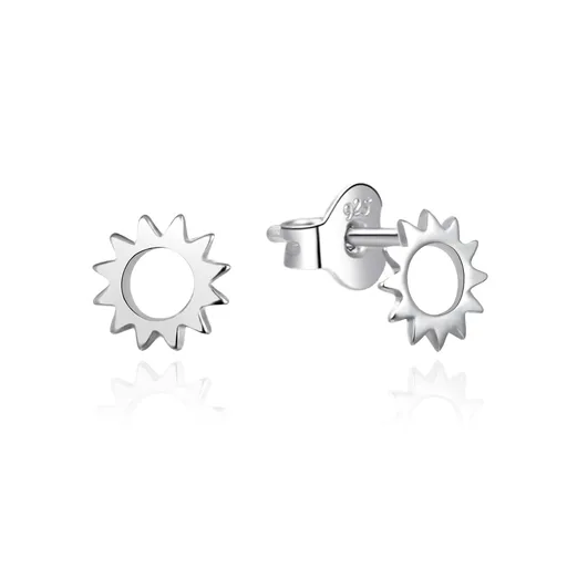Agato Jemné stříbrné náušnice Sluníčko AGT-E186P