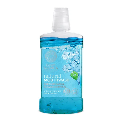 Natura Siberica Přírodní ústní voda s Mátou a aktivním vápníkem (Natural Mouthwash) 520 ml