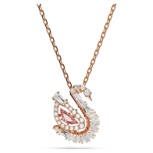Swarovski Pozlacený náhrdelník Labuť se Swarovski zirkony Swan 5732414