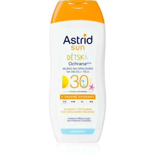 Astrid Sun dětské mléko na opalování SPF 30 na obličej a tělo 200 ml