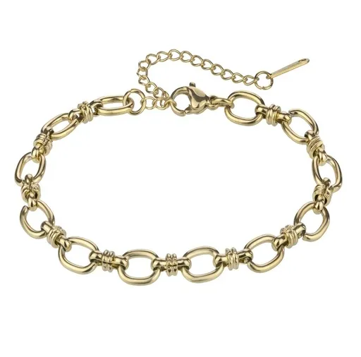 Marc Malone Pozlacený řetízkový náramek Elisa Gold Bracelet MCB24012G
