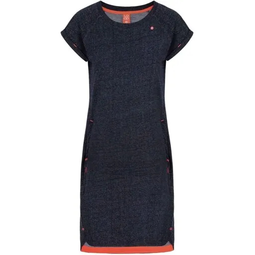 LOAP EDGY Dámské šaty, tmavě modrá, velikost
