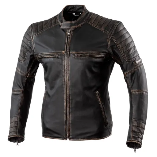 Kožená moto bunda Rebelhorn Hunter Pro CE Vintage Black XS
