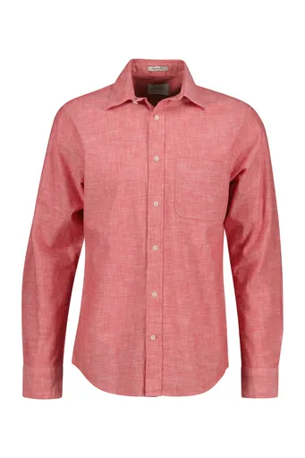 KOŠILE GANT REG CHAMBRAY SHIRT ROSE RED
