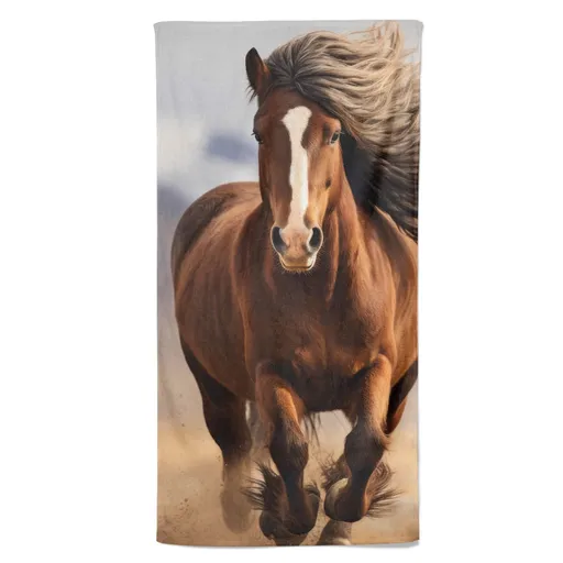 Osuška Kůň v horách (Velikost osušky: 100x170cm)