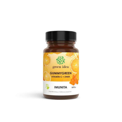 Gummygreen - Vitamín C + zinek 60 ks - Green idea
