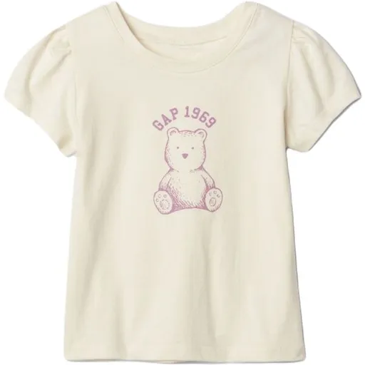 GAP BABY Dětské tričko, béžová, velikost 5Y