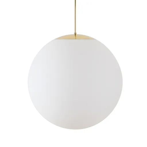 OSMONT ADR62626 ADRIA P5 HP závěsné skleněné svítidlo mosaz leštěná / bílá IP40 4000 K 65W LED DALI