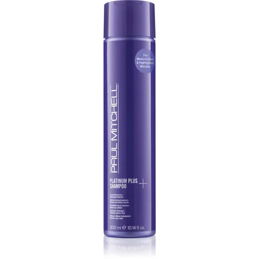 Paul Mitchell Platinum Plus Shampoo šampon pro blond a šedivé vlasy 300 ml