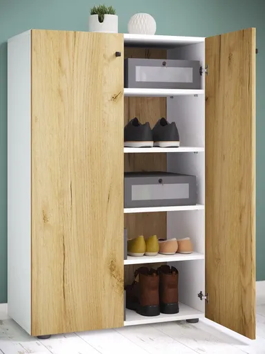 VCM Botník Lona XL 5dílný, bílý