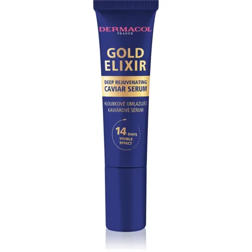 Dermacol Gold Elixir hloubkově obnovující sérum s kaviárem 12 ml
