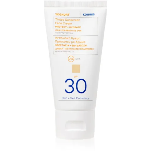 Korres Yoghurt Tinted Sunscreen tónovací opalovací krém SPF 30 50 ml