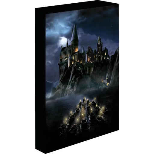 Obraz LED svítící 30x40, Harry potter - Bradavice