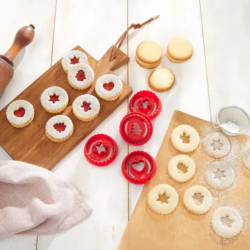 Die moderne Hausfrau Vykrajovátka na linecké, sada 4 ks