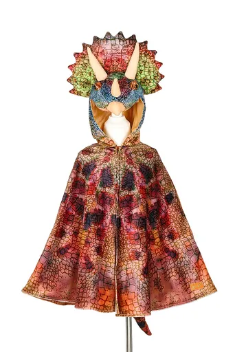 Souza! dětský kostým - dinosauří plášť Triceratops - 4-7 let, 104-122 cm