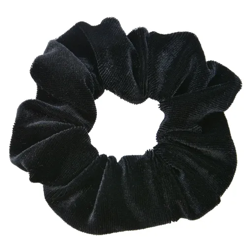 Černá látková gumička - Ø 10*2 cm Clayre & Eef