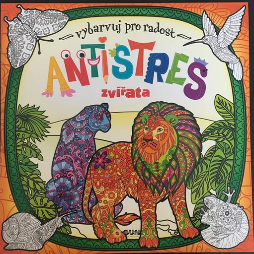 Antistres zvířata - Vybarvuj pro radost (poškozená)