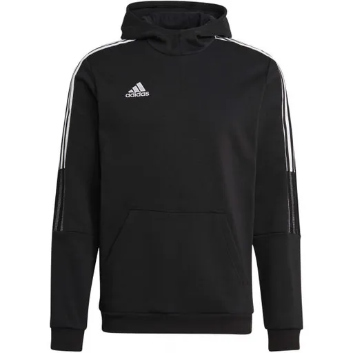 adidas TIRO 21 HOODIE Pánská mikina, černá, velikost XXL