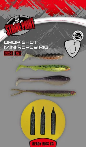 Fox Rage Návazce Drop Shot Ready Rigs - Mini vel.4 10g,Fox Rage Návazce Drop Shot Ready Rigs - Mini vel.4 10g