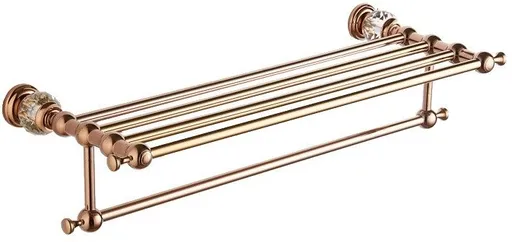 MEXEN Estela police na ručníky růžové zlato 7011520-60