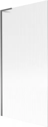 MEXEN/S Next L vanová zástěna FIX 90 x 150, proužky, grafit metal 895-090-000-03-09-95