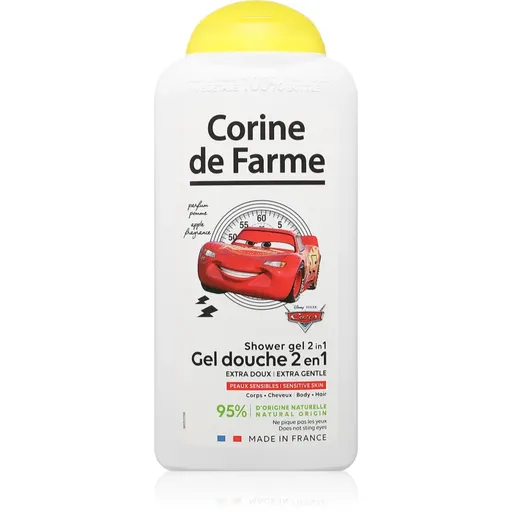 Corine de farme Shower Gel 2 in 1 Cars sprchový gel 2 v 1 300 ml