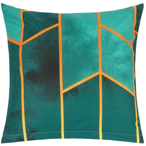 Bellatex Povlak na polštářek Plástev tm. zelená, 40 x 40 cm