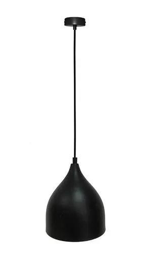 Závěsná lampa Ystad 170mm LEDEA E27 40W kovová černá