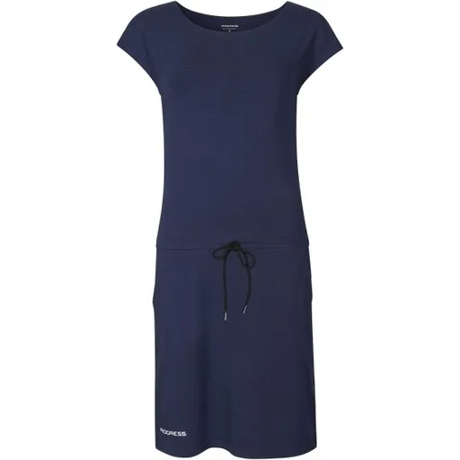 PROGRESS MARTINA II Dámské sportovní šaty s bambusem, tmavě modrá, velikost