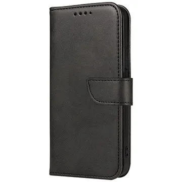 Magnet knížkové kožené pouzdro na Samsung Galaxy A20s, černé (HUR21368)