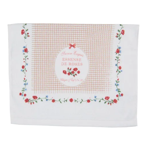 Kuchyňský froté ručník Essense de Roses - 40*66 cm Clayre & Eef