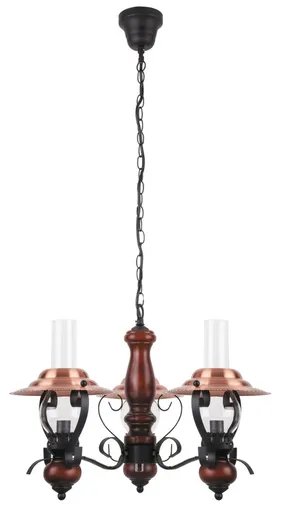 Rabalux lustr Enna E14 3x MAX 40W černá 7860