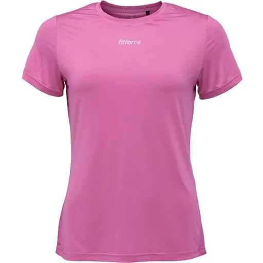 Fitforce TEORA Dámské běžecké triko, vínová, velikost
